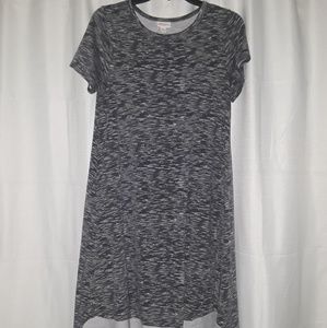 Lularoe Carly camo print high low dress